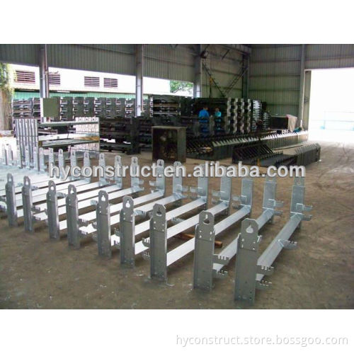 table bearing working conveyor roller frames